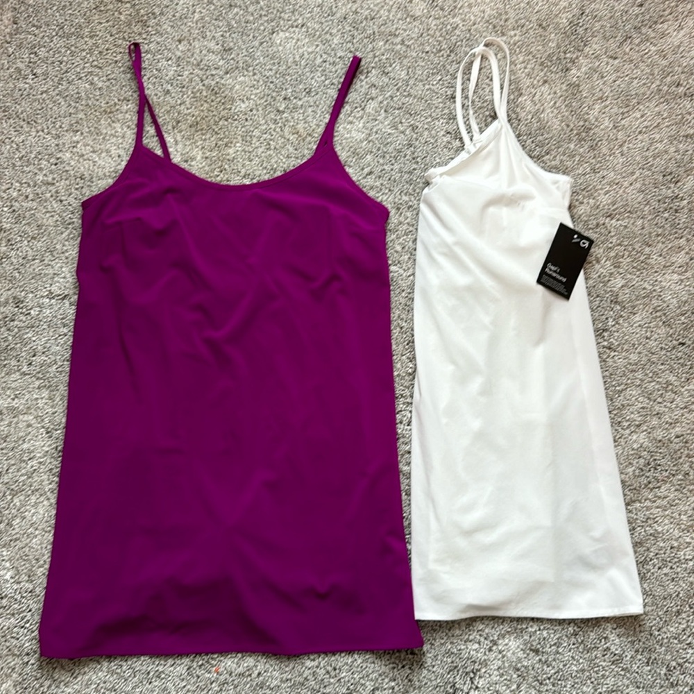 Gap Fit athletic dresses with shorts/pockets